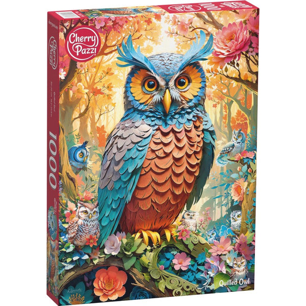 Cherry Pazzi 30776 Quilled Owl 1000pc Jigsaw Puzzle