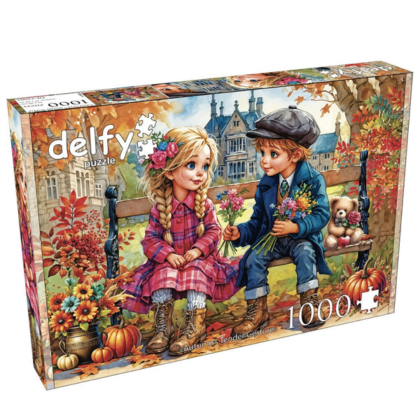 Delfy Autumn's Tender Gesture 1000pc Jigsaw Puzzle