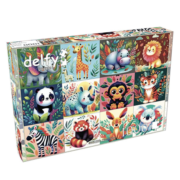 Delfy Wildlife Diversity 1000pc Jigsaw Puzzle