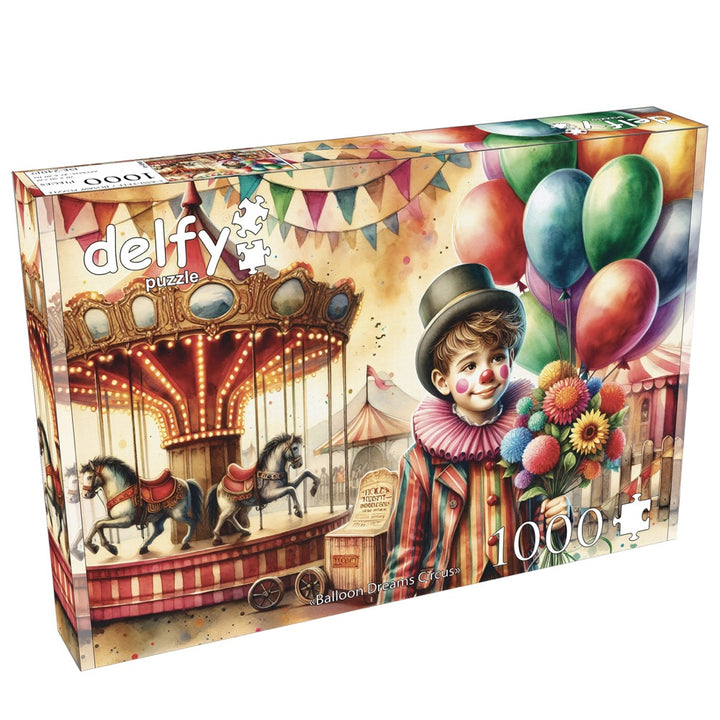 Delfy Balloon Dreams Circus 1000pc Jigsaw Puzzle