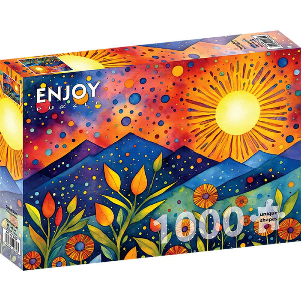 Enjoy 2134 Sunset Rain 1000pc Jigsaw Puzzle