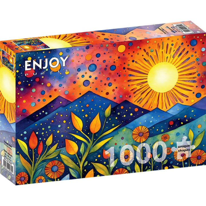 Enjoy 2134 Sunset Rain 1000pc Jigsaw Puzzle