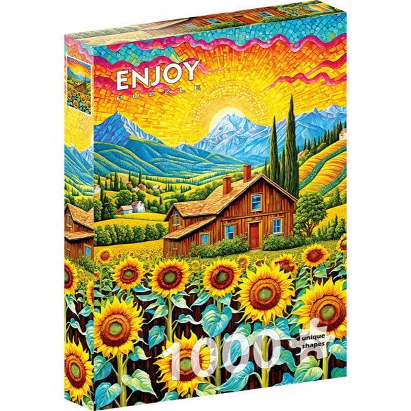 Enjoy 2145 Sunflower House 1000pc Jigsaw Puzzle