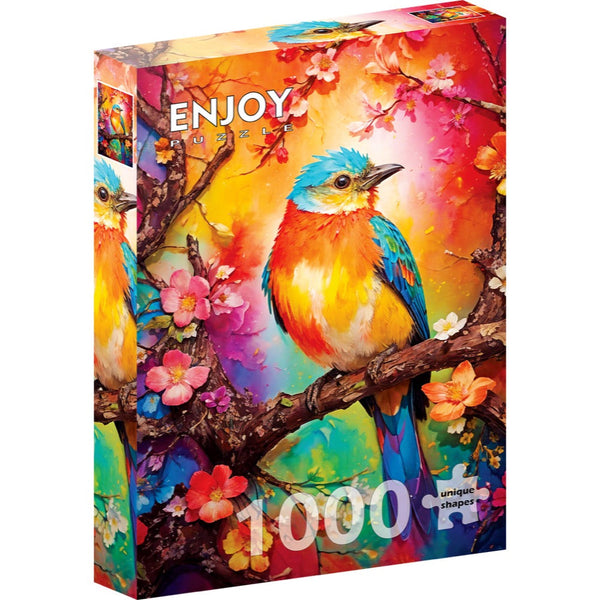 Enjoy 2147 Colorful Birdie 1000pc Jigsaw Puzzle