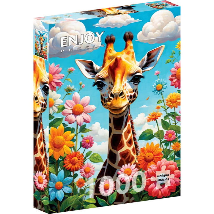 Enjoy 2151 Cute Giraffe 1000pc Jigsaw Puzzle