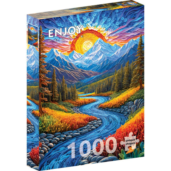 Enjoy 2154 Sunrise Landscape 1000pc Jigsaw Puzzle