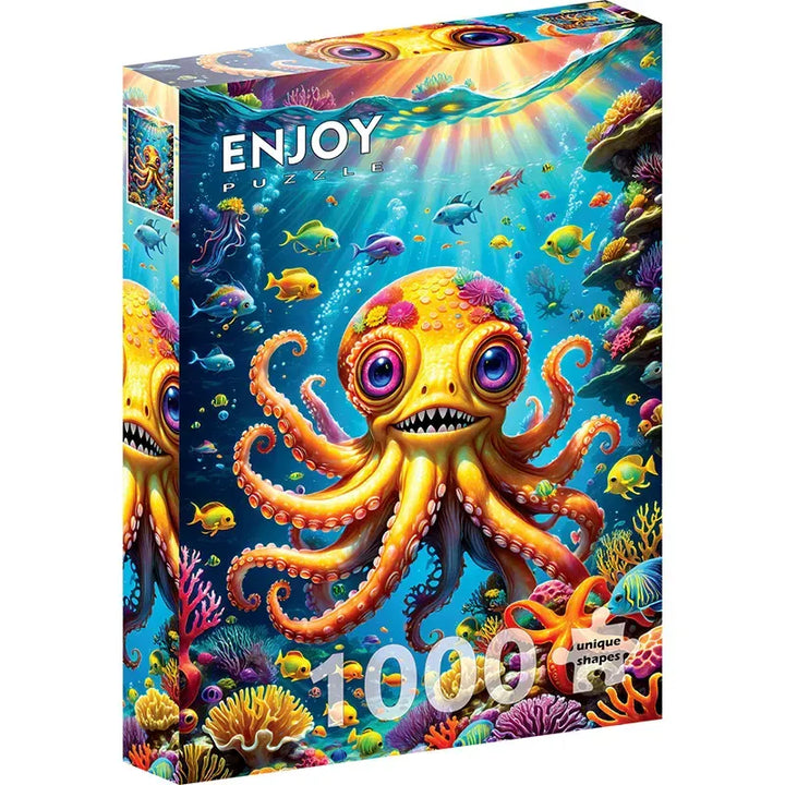 Enjoy 2158 Cute Octopus 1000pc Jigsaw Puzzle