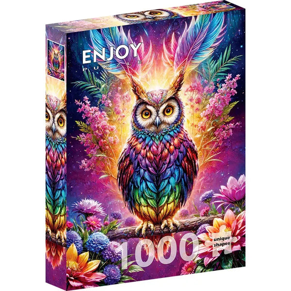 Enjoy 2161 Neon Owl 1000pc Jigsaw Puzzle