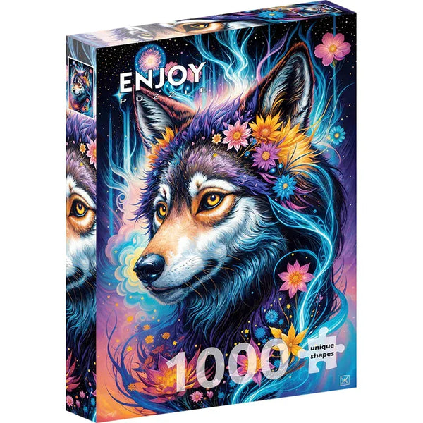 Enjoy 2164 Magical Wolf Portrait 1000pc Jigsaw Puzzle