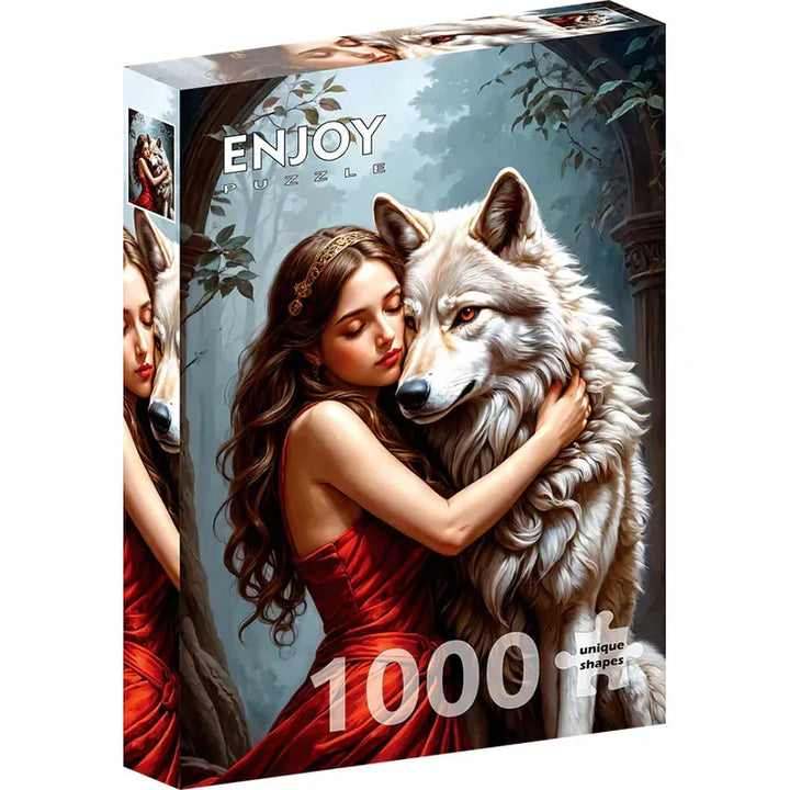 Enjoy 2165 Lady and the Wolf 1000pc Jigsaw Puzzle