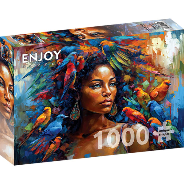 Enjoy 2190 Feathery Queen 1000pc Jigsaw Puzzle