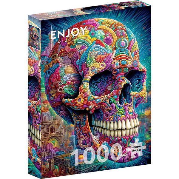 Enjoy 2210 Quirky Skull 1000pc Jigsaw Puzzle