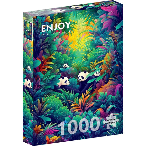 Enjoy 2220 Panda Haven 1000pc Jigsaw Puzzle