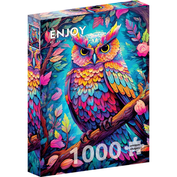 Enjoy 2224 Dazzling Owl 1000pc Jigsaw Puzzle