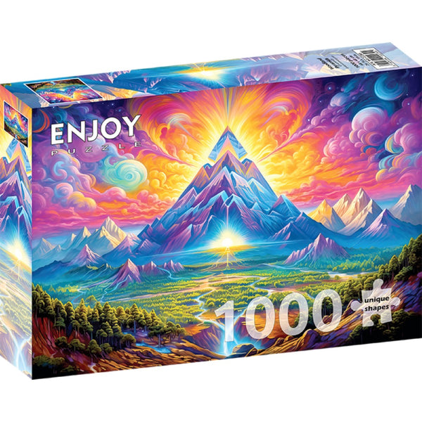 Enjoy 2230 Woodland Pyramids 1000pc Jigsaw Puzzle