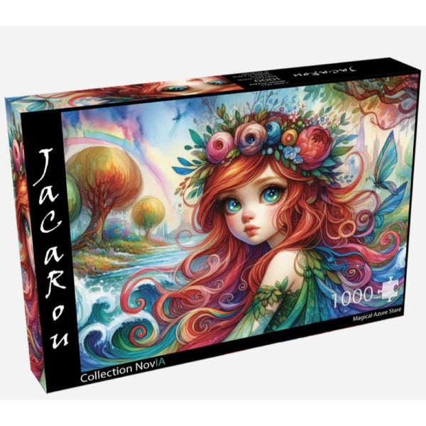 JaCaRou Magical Azure Stare 1000pc Jigsaw Puzzle