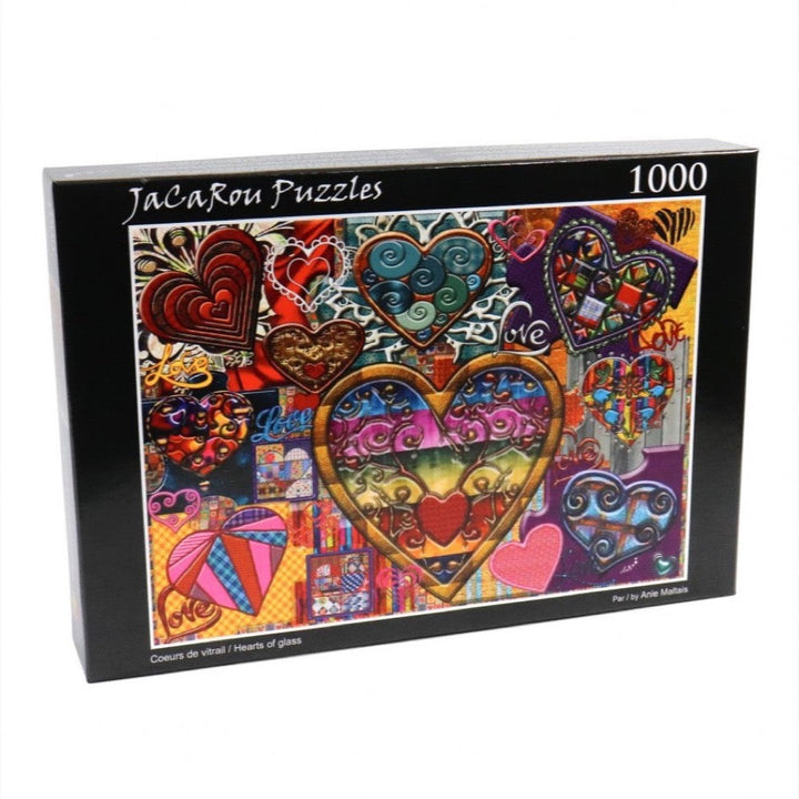 JaCaRou Hearts Of Glass 1000PC Jigsaw Puzzle