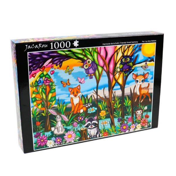 JaCaRou Friendly Forest Harmony 1000PC Jigsaw Puzzle