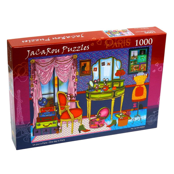 JaCaRou One Day In Paris 1000PC Jigsaw Puzzle