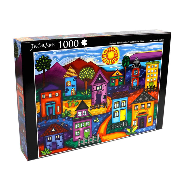 JaCaRou Houses In The Valley 1000PC Jigsaw Puzzle