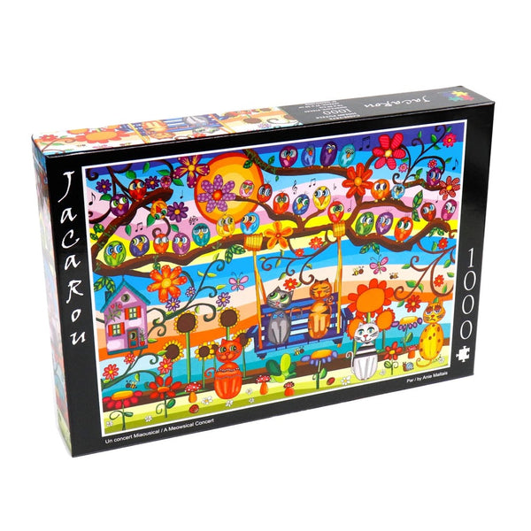 JaCaRou A Moewsical Concert 1000PC Jigsaw Puzzle