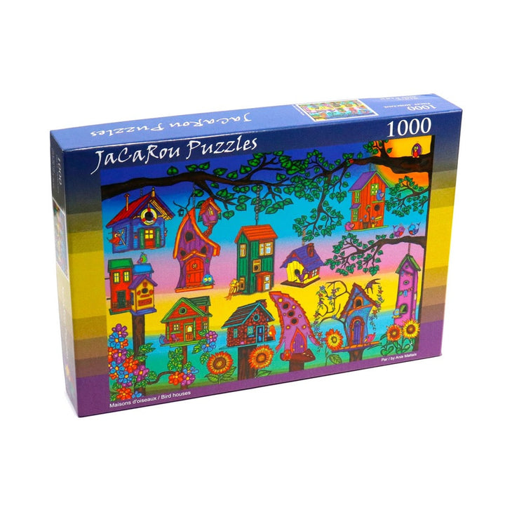 JaCaRou Bird Houses 1000PC Jigsaw Puzzle