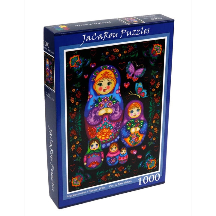 JaCaRou Russian Dolls 1000PC Jigsaw Puzzle