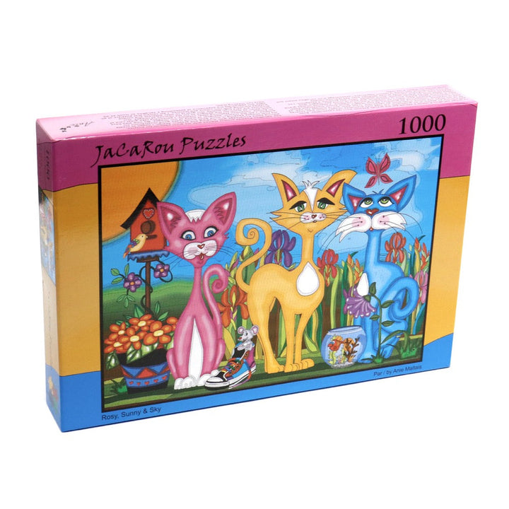 JaCaRou Rosy Sunny and Sky 1000PC Jigsaw Puzzle