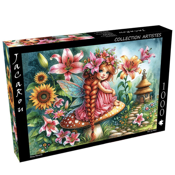 JaCaRou Rosy Reverie 1000pc Jigsaw Puzzle