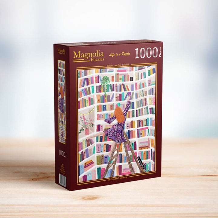 Magnolia 3101 Books are My Friend 1000pc Jigsaw Puzzle