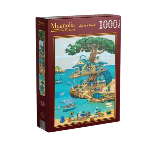 Magnolia 3451 Cats on the Tree Julia Vaihicheva 1000pc Jigsaw Puzzle