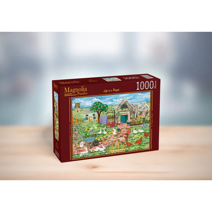 Magnolia 9105 Farm House 1000pc Jigsaw Puzzle