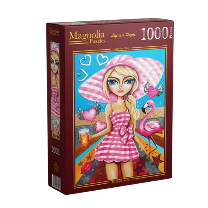 Magnolia 1721 Lady in Pink 1000pc Jigsaw Puzzle