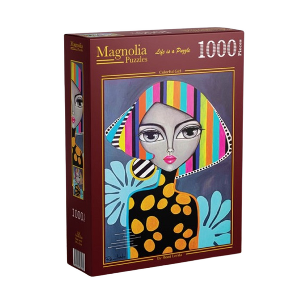 Magnolia 1726 Colorful Girl 1000pc Jigsaw Puzzle