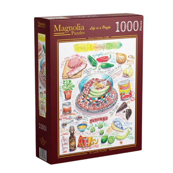 Magnolia 3314 Texas Cowboy Chili 1000pc Jigsaw Puzzle