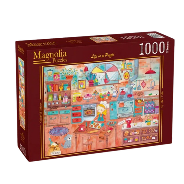 Magnolia 3901 Colorful Bakery 1000pc Jigsaw Puzzle