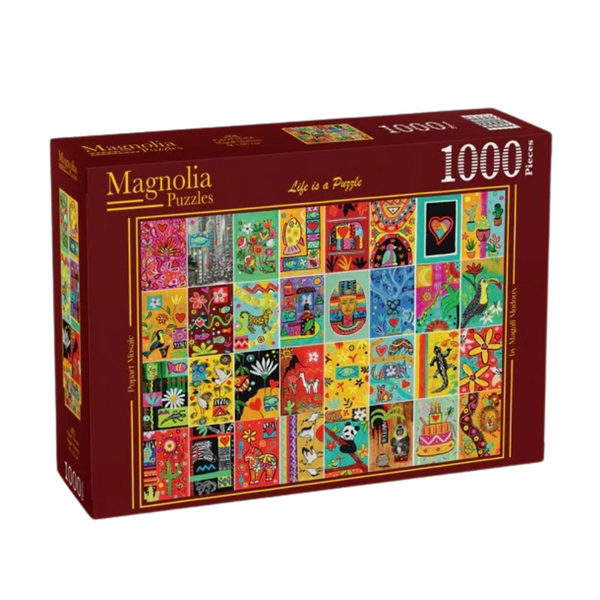 Magnolia 4108 Popart Mosaic 1000pc Jigsaw Puzzle