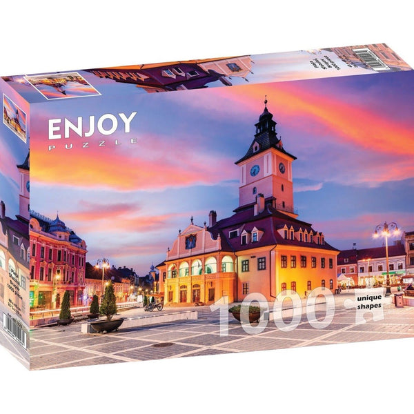 Enjoy The Counsil Square Brasov 1000pc Jigsaw Puzzle