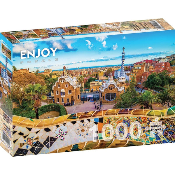 Enjoy View from Park Guell Barcelona 1000pc Jigsaw Puzzle