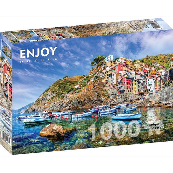 Enjoy Riomaggiore Cinque Terre Italy 1000pc Jigsaw Puzzle