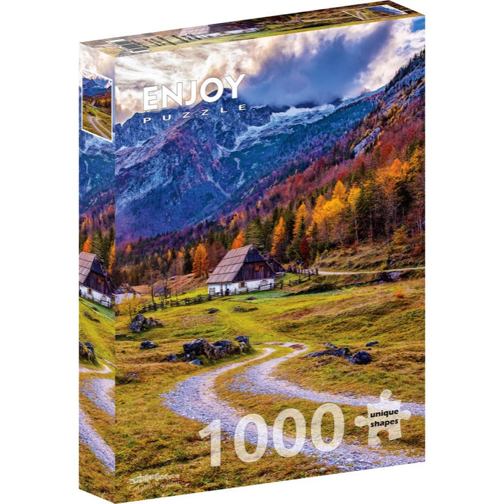 Enjoy Cottage in the Mountains 1000pc Jigsaw Puzzle