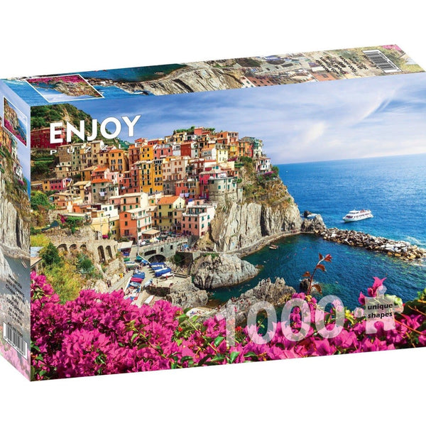 Enjoy Manarola Cinque Terre Italy 1000pc Jigsaw Puzzle