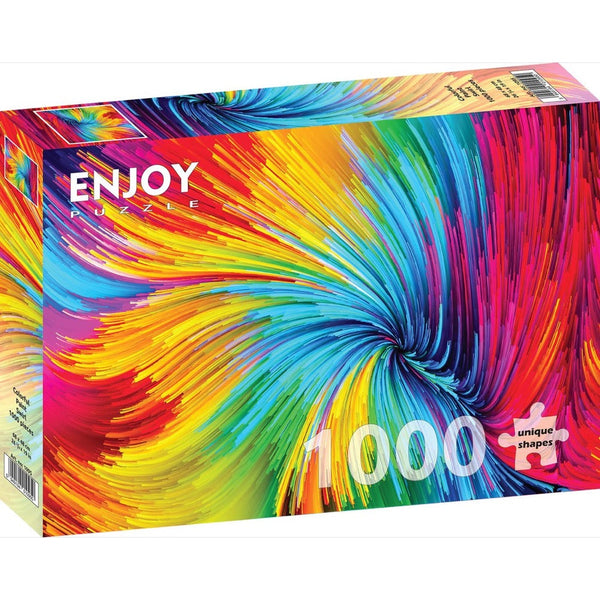 Enjoy 1095 Colorful Paint Swirl 1000pc Jigsaw Puzzle