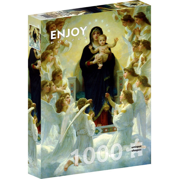 Enjoy William Bouguereau The Virgin With Angels 1000pc Jigsaw Puzzle