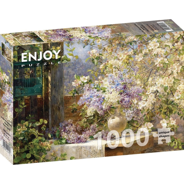 Enjoy Marie Egner In the Blossoming Bower 1000pc Jigsaw Puzzle