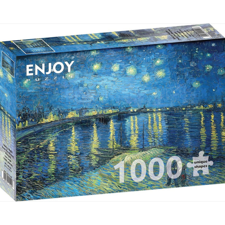 Enjoy Vincent Van Gogh Starry Night Over Rhone 1000pc Jigsaw Puzzle