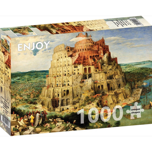 Enjoy Pieter Bruegel The Tower of Babel 1000pc Jigsaw Puzzle