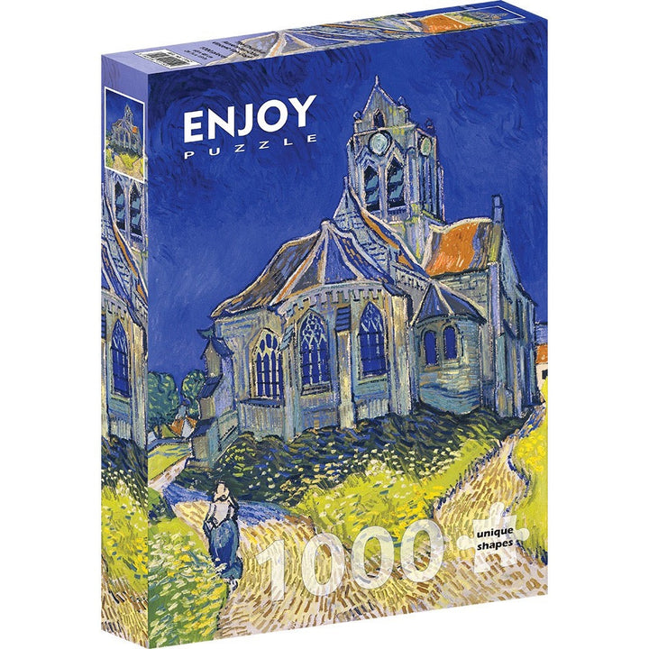 Enjoy Vincent Van Gogh The Church in Auvers-sur-Oise 1000pc Jigsaw Puzzle