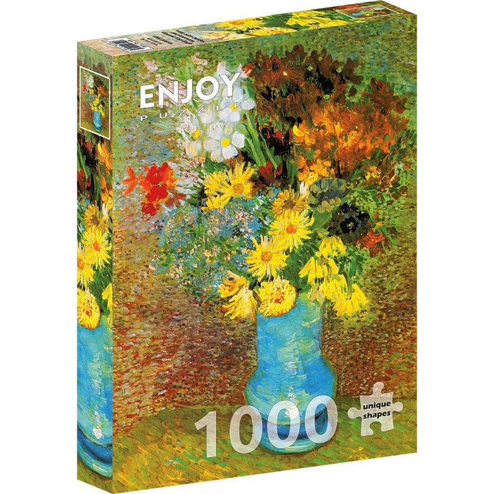 Enjoy Vincent Van Gogh Vase with Daisies and Anemones 1000pc Jigsaw Puzzle