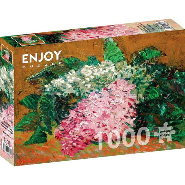 Enjoy Vincent Van Gogh Still Life Painting of Lilacs 1000pc Jigsaw Puzzle